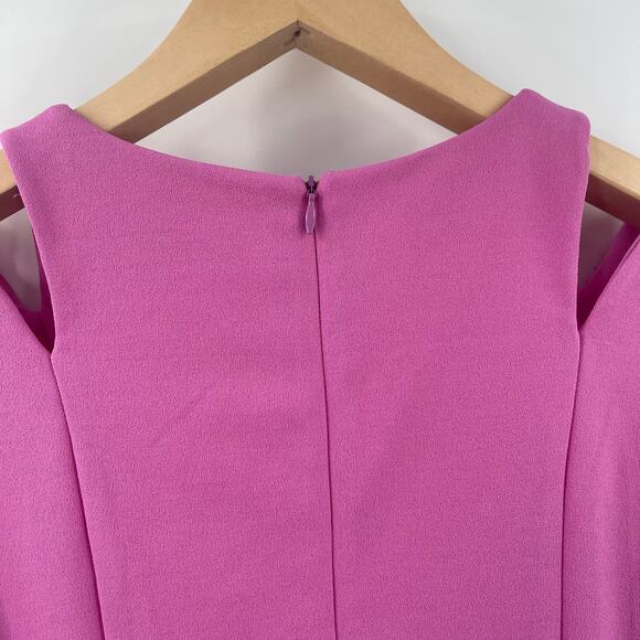 MAISON TARA Dress Size 4 Savanah Midi Cut Out Crepe Fit & Flare Wedding NWT - Picture 11 of 16